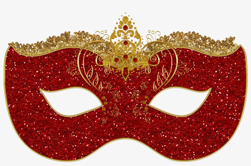 Png Image Information - Red Masquerade Mask Png, transparent png #574148