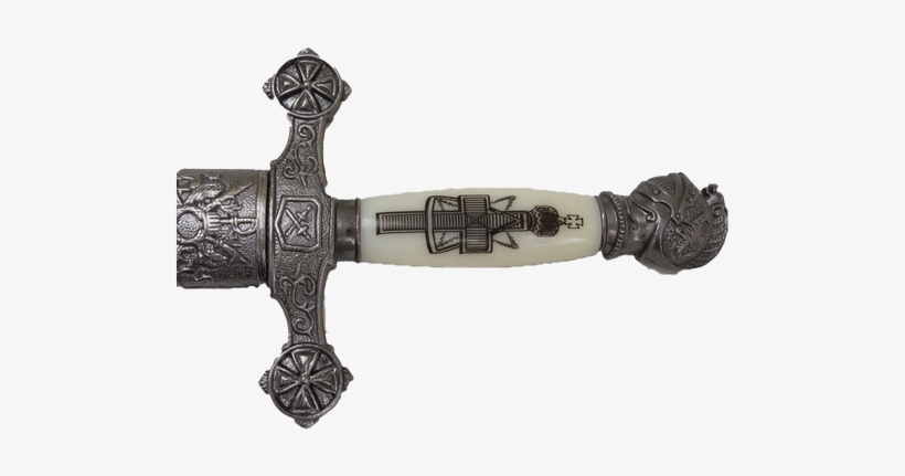 Ivory And Black Dagger Ke762sl-crossed Swords - Dagger, transparent png #574184