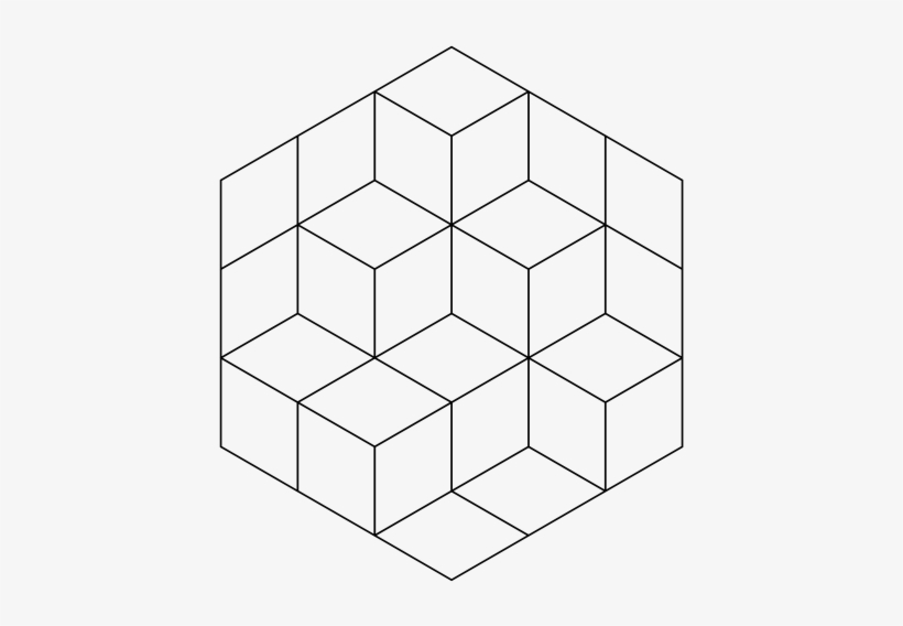 As You Can See The Rhombuses Have Three Different Orientations - Calissons Hexagon, transparent png #574229