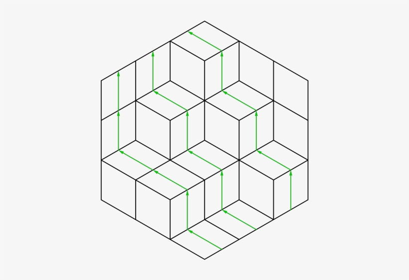 In Each Path We Must Have $2n$ Rhombuses - Architecture, transparent png #574320