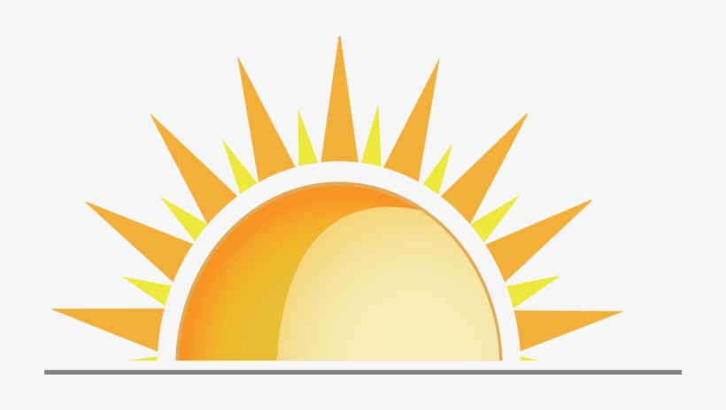 Transparent Sun Half - Half Sun Logo Png, transparent png #574447