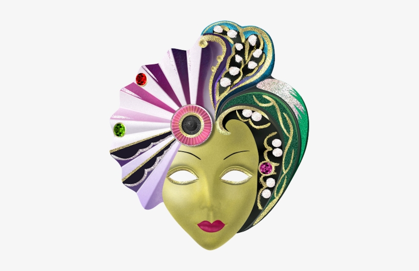 Venetian-mask - Venetian Mask Clip Art, transparent png #574608