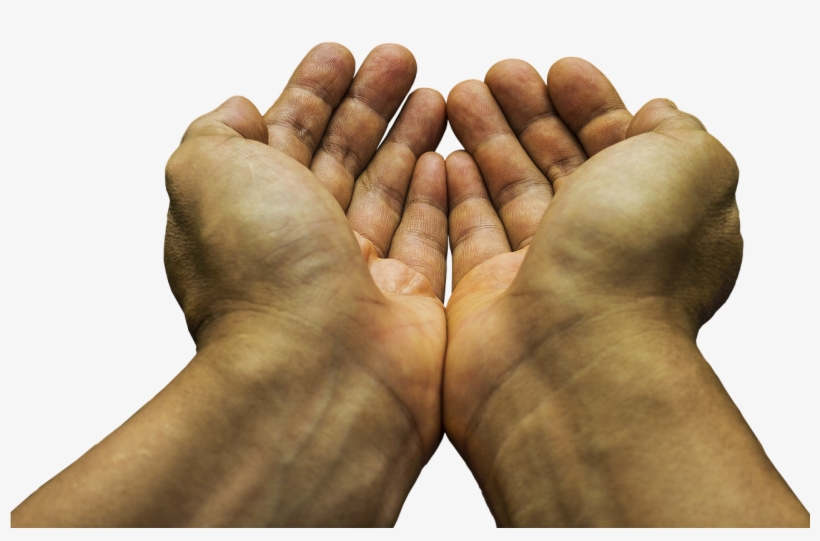 When We Give To Strangers Or To Those Incapable Of - Begging Hands Png, transparent png #574698