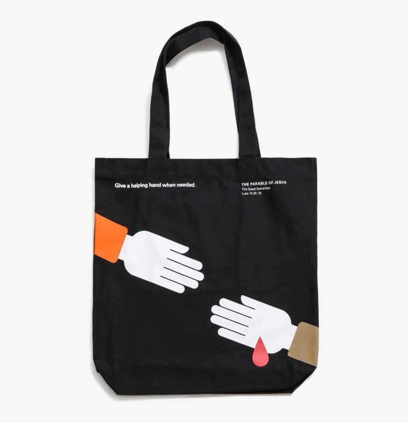The Parable Of Jesus, Large Tote Hand - Tote Bag, transparent png #574846