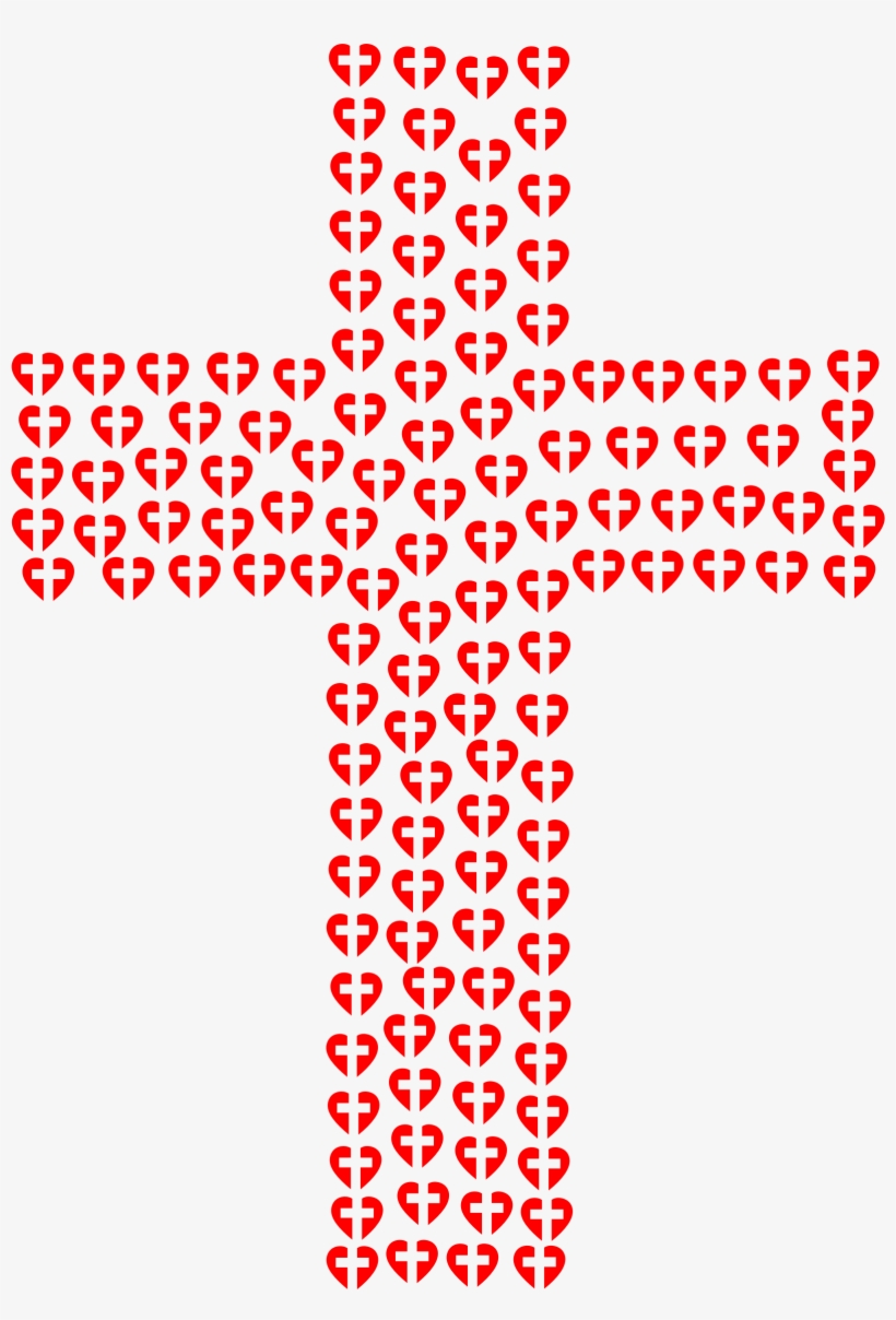 Heart Cross Fractal Icons Png - Clipart Transparent Cross Png, transparent png #575002