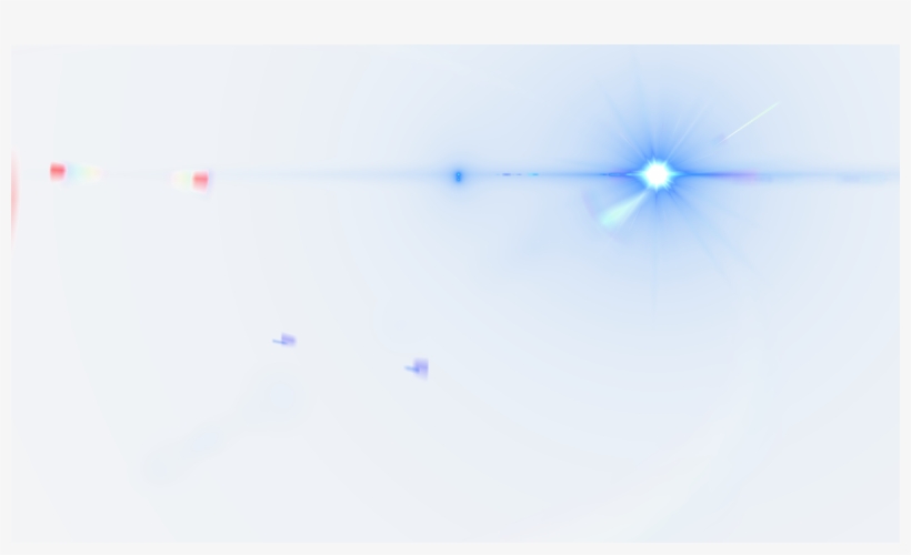 Side Blue Lens Flare Png Image, transparent png #575006