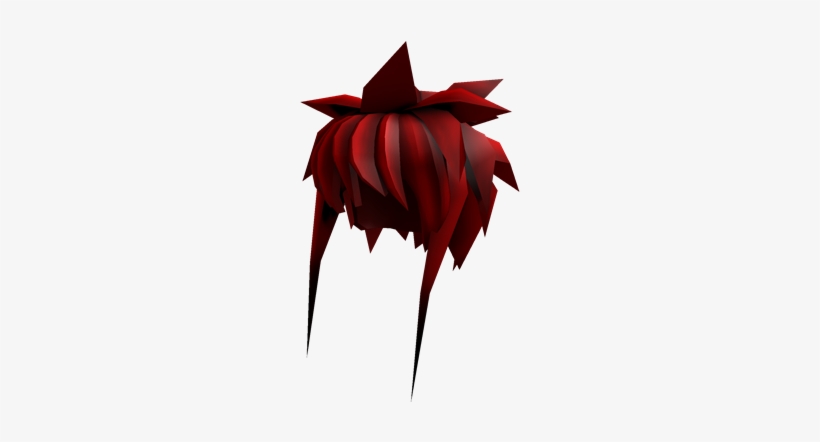 Red Cartoon Hair Red Awesome Hair Roblox Free Transparent Png