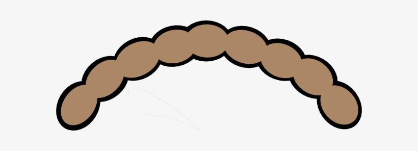 Brown Hair Clipart Curled - Curly Brown Hair Cartoon, transparent png #575762