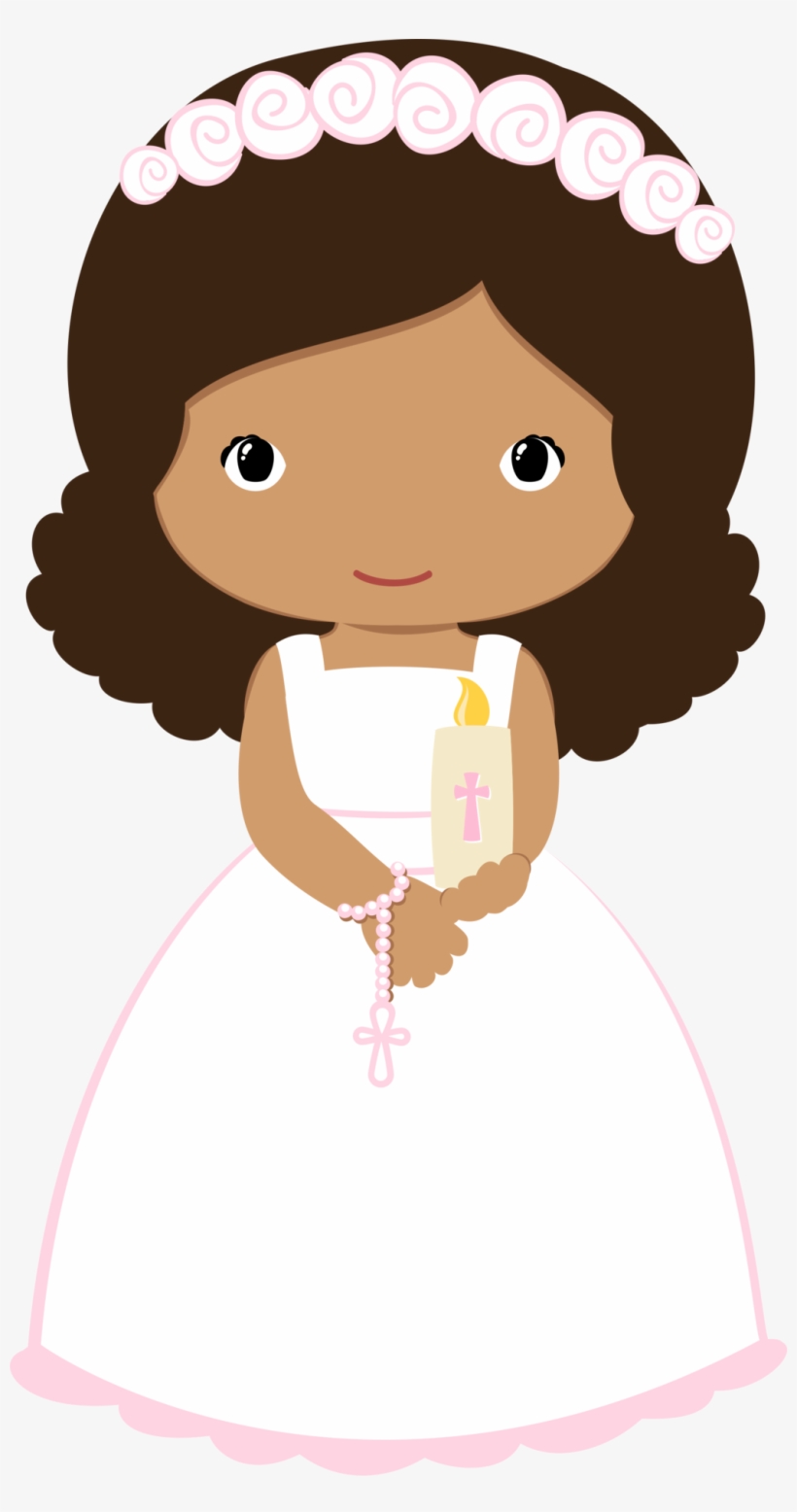 Communion Girl Png Wave Hair - Clipart Communion Girl Png Wave Hair, transparent png #575832