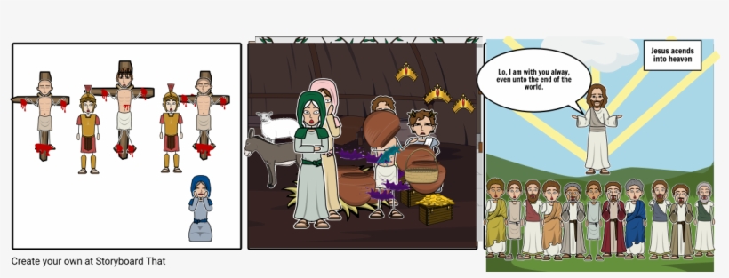 The Life Of Jesus - Cartoon, transparent png #575958