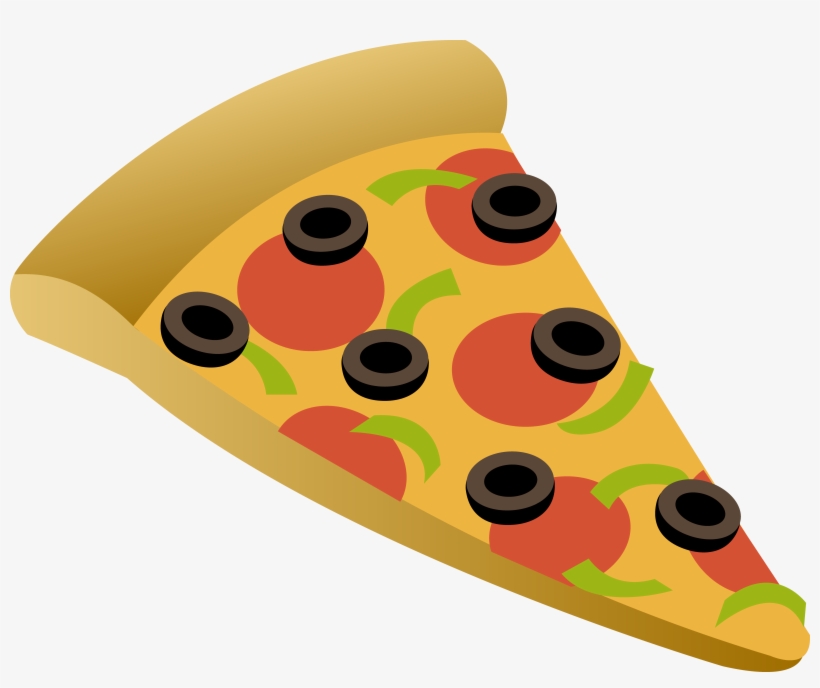 Junk Food Pizza Slice Clipart - Pizza, transparent png #575962
