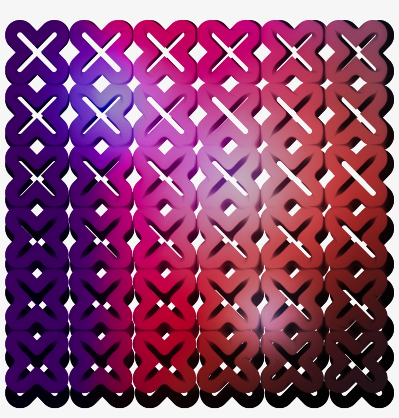 Red Grid Cross Design - Motif, transparent png #576040
