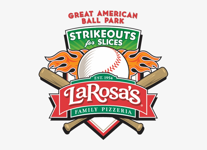 Great American Ballpark Strikeouts For Larosa's Reds - Larosa's Pizza, transparent png #576087