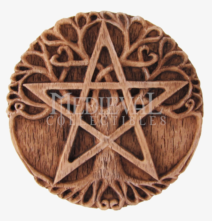 Small Tree Pentacle Plaque - Tree Pentacle, transparent png #576111