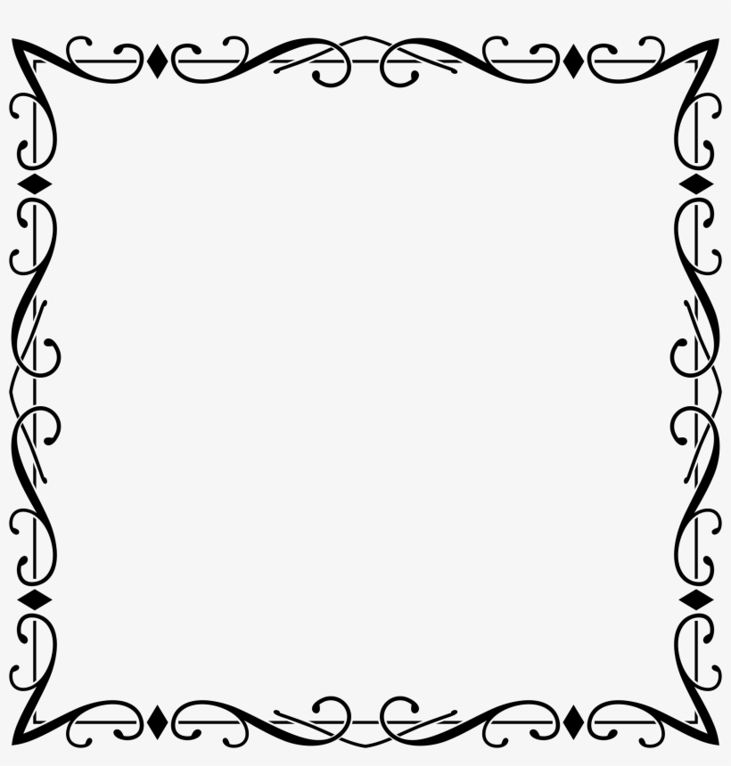 Clipart - Elegant Frame Svg, transparent png #576205