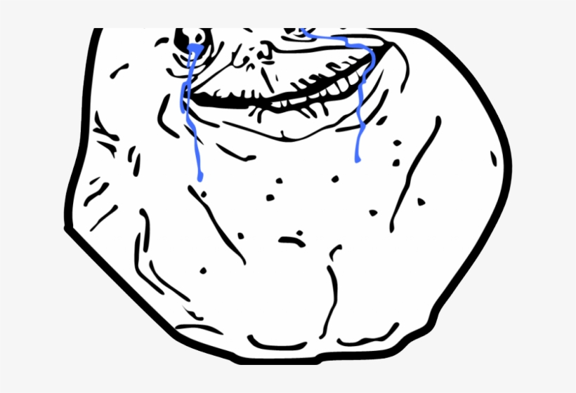 Forever Alone Clipart Troll - Forever Alone Meme Cut Out, transparent png #576337