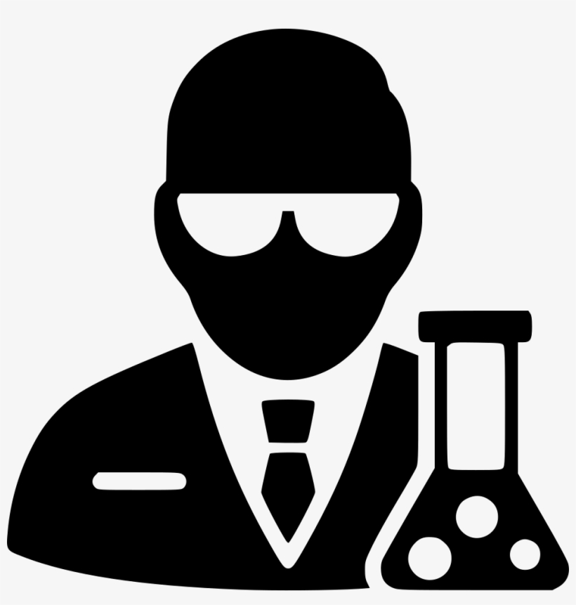 Scientist Flask Science Laboratory Chemistry Research - Scientist Icon Png, transparent png #576690