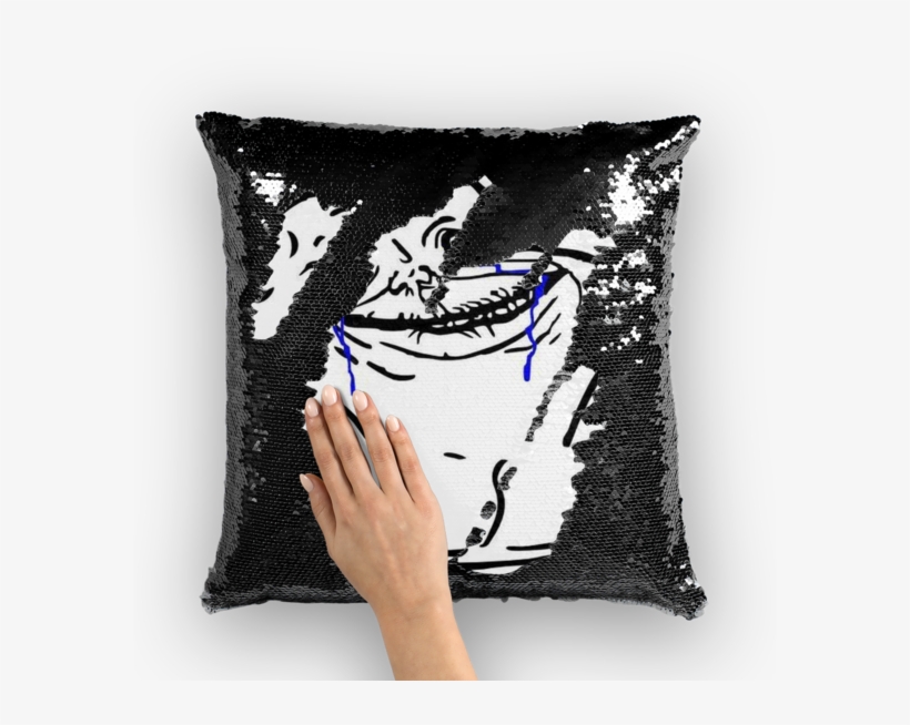 Forever Alone Face - Cushion, transparent png #576759