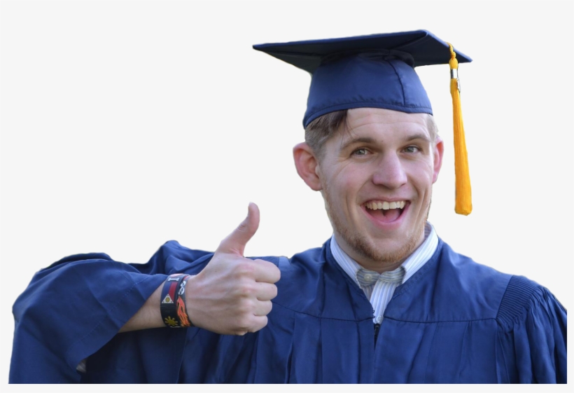 Personhappy Graduate Giving A Thumbs Up - Party Balloons Decoration100 Pack 12 Inches Ultra Thickness, transparent png #576841