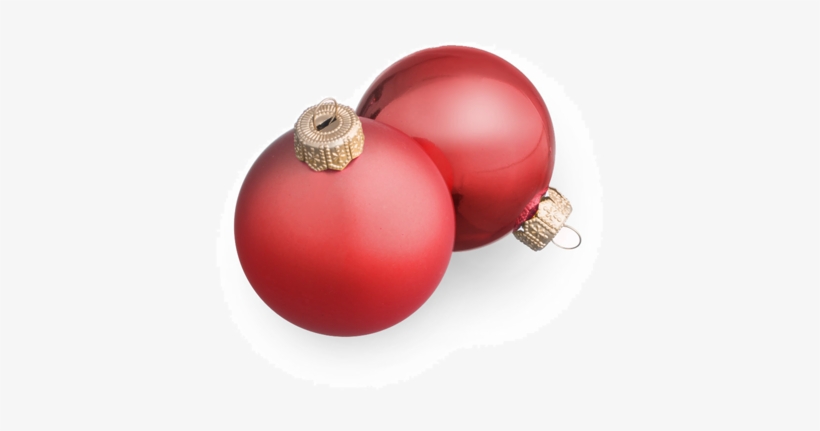 Red Christmas Balls 6 Cm Fairytrees - Christmas Tree, transparent png #577225
