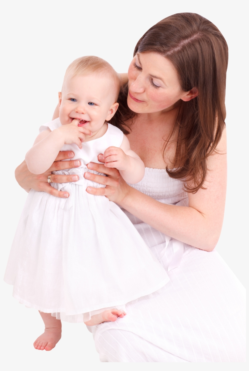 Happy Loving Mother And Her Baby Png Image - Mother And Baby Png, transparent png #577269