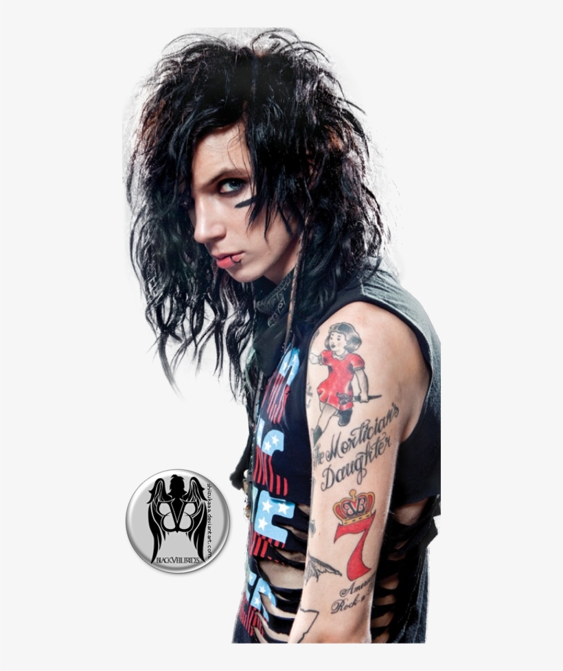 55 Images About Andy Biersack On We Heart It - Andy Black Morticians Daughter, transparent png #577275