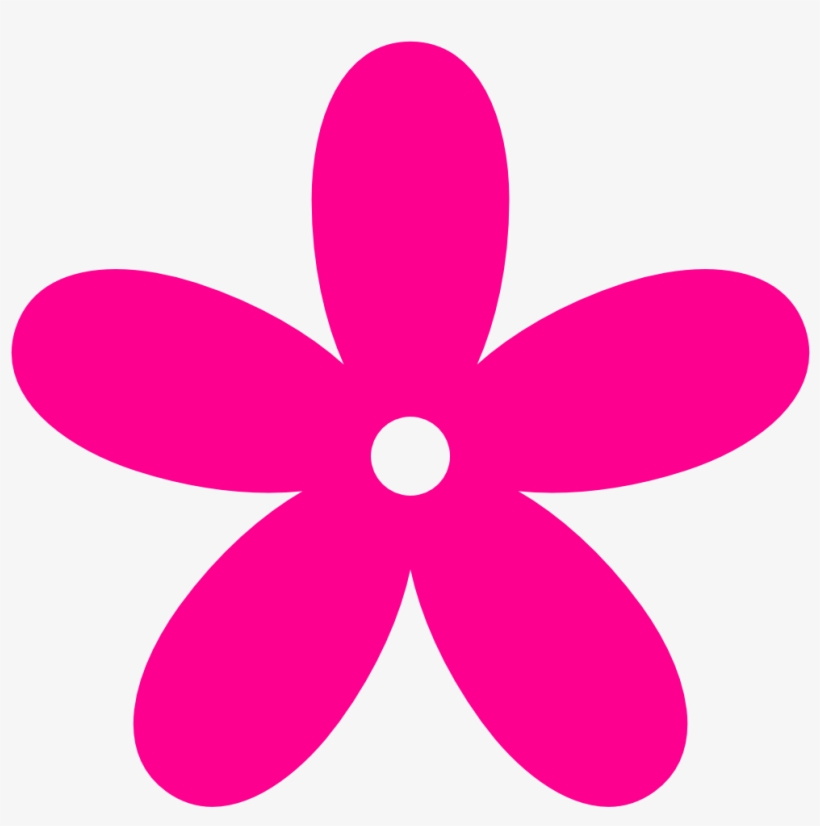 Color Clipart Colourful Flower - Pink Flower Clipart, transparent png #577409