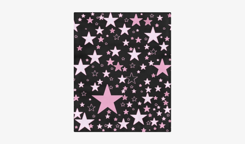 Pink Stars Duvet Cover 86"x70" - Star, transparent png #577468
