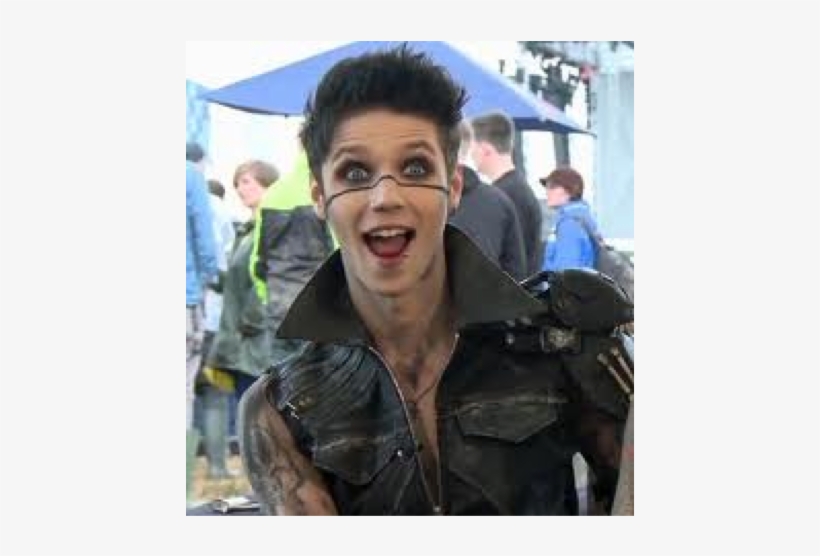 Black Brides - Andy Biersack Makeup 2014 - Free Transparent PNG Download PNGkey