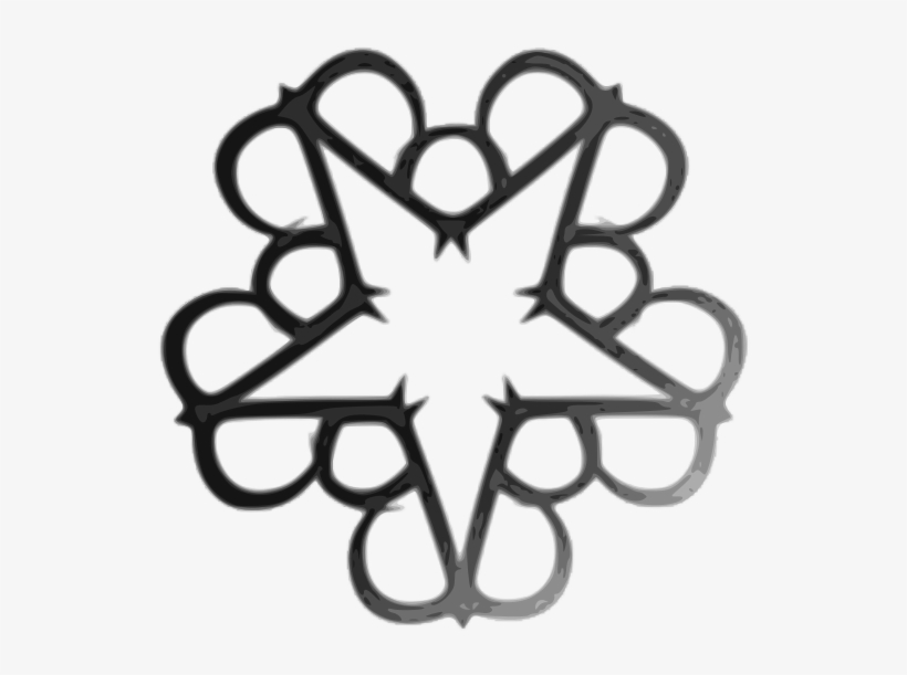 Black Veil Brides Symbol - Black Veil Brides Moon, transparent png #577559