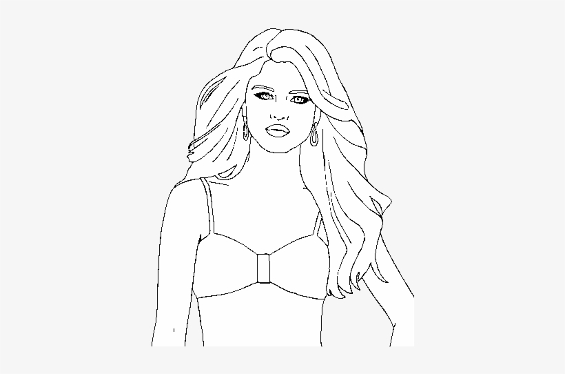 Dibujo De Selena Gomez Para Colorear - Desenhos Da Selena Gomez Para Colorir - Free Transparent PNG Download - PNGkey