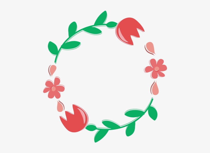 {rose Dark Floral Wreath} - Clipart Bunga, transparent png #577581