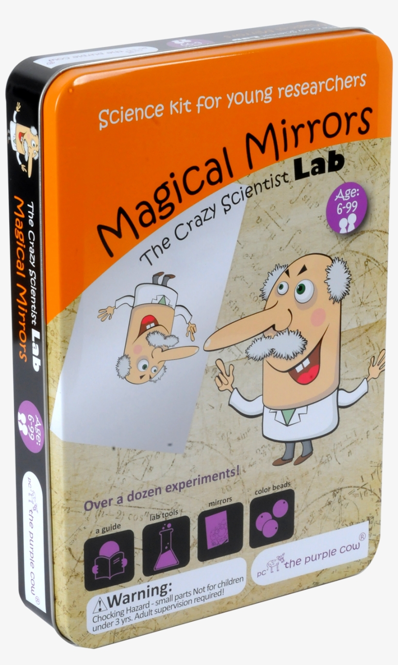 Purple Cow Crazy Scientist Lab Magical Mirrors, transparent png #577876
