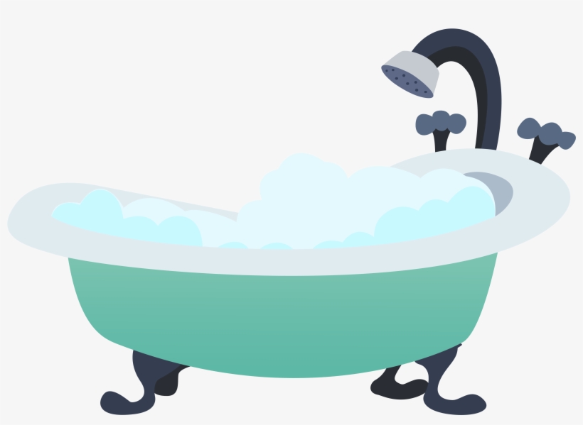 Bathtub Icons Png Png Images - Bathtub Cartoon Png, transparent png #578163