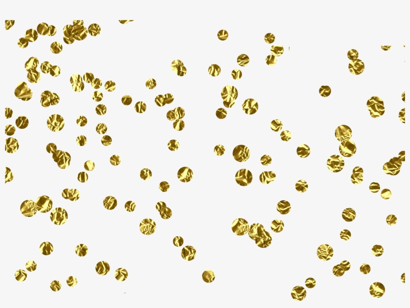 Gold Confetti Border Png Png Library Stock - Gold Confetti Transparent Background, transparent png #578330