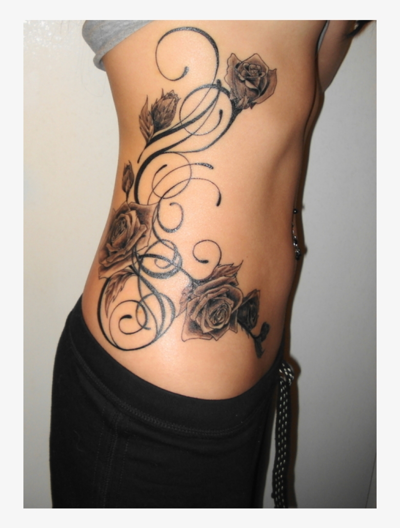 Side Back Tattoo Design