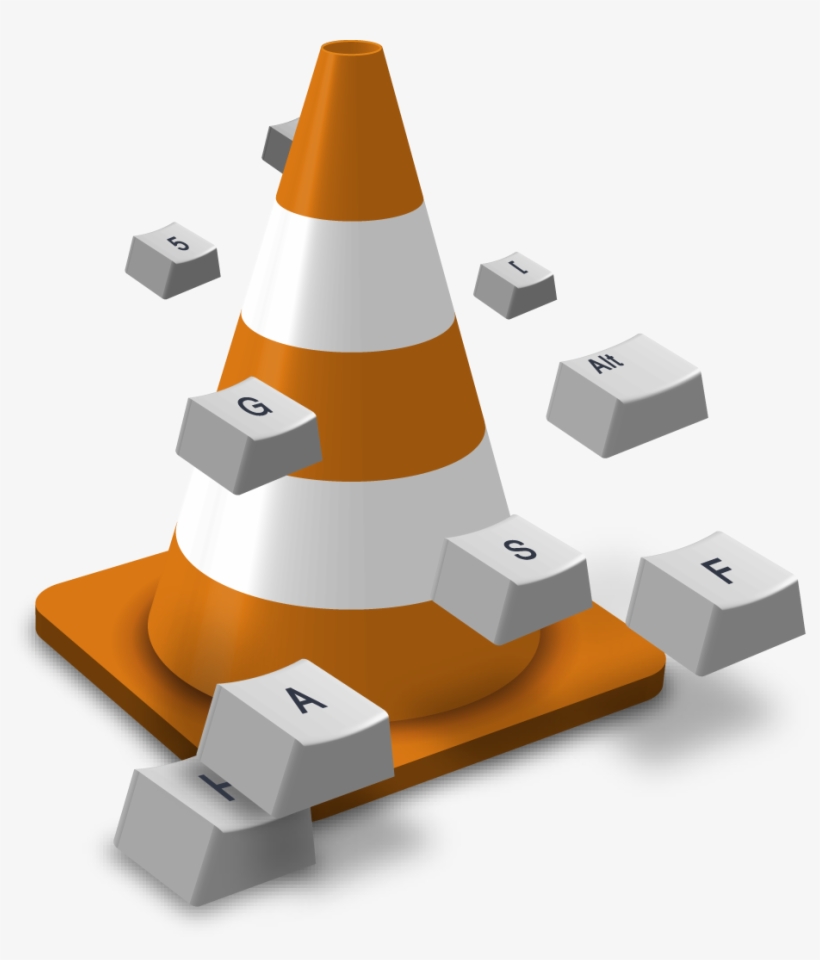 Large Cone - Vlcmedia Player Icons Png, transparent png #579311