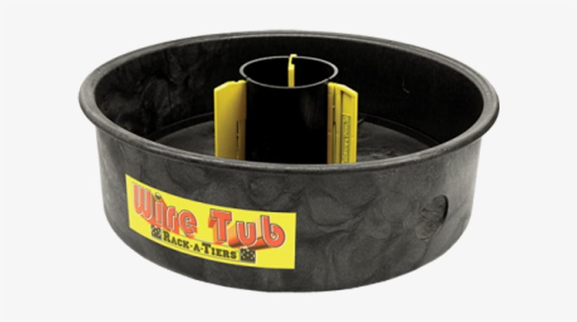 18455 Wire Tub 1 - Rack-a-tiers Wire Tub Coil Dispenser Wire-tub, transparent png #579579