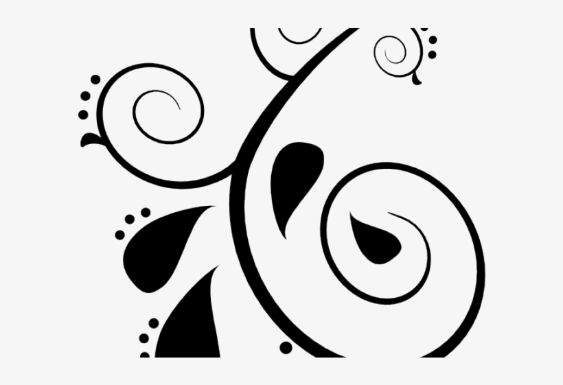 Curve Clipart Page Design - Paisley Clip Art, transparent png #579644