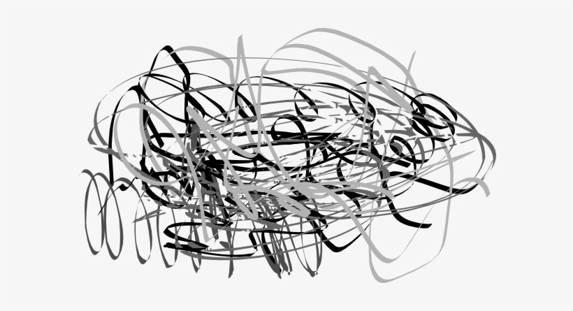 2d Assignment 1 Lines - Messy Lines Clip Art, transparent png #579668