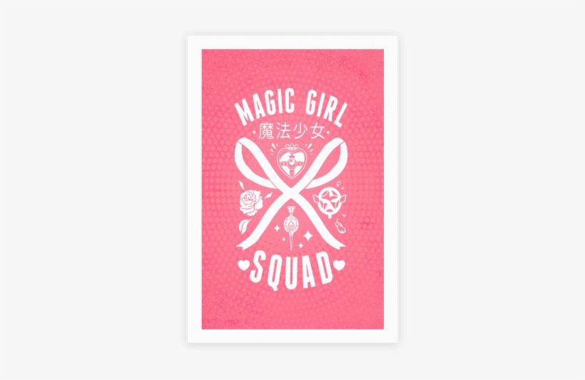 Magic Girl Squad Poster - Magic Girl Squad Tote Bag: Funny Tote Bag From Lookhuman., transparent png #579740
