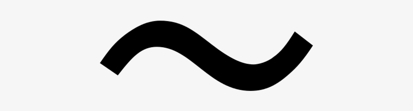 The Tilde/"squiggly" /"flourish" - Tilde Svg, transparent png #579802