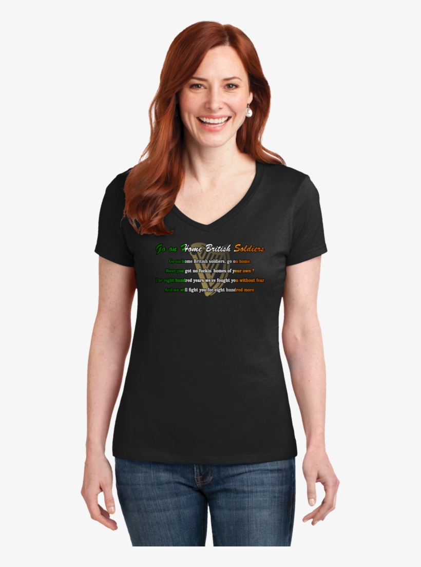 Go On Home British Soldiers Lyrics T-shirt - Hanes Nano-t - Xs,s,m,l,xl,light Steel,ash - Women, transparent png #5700218