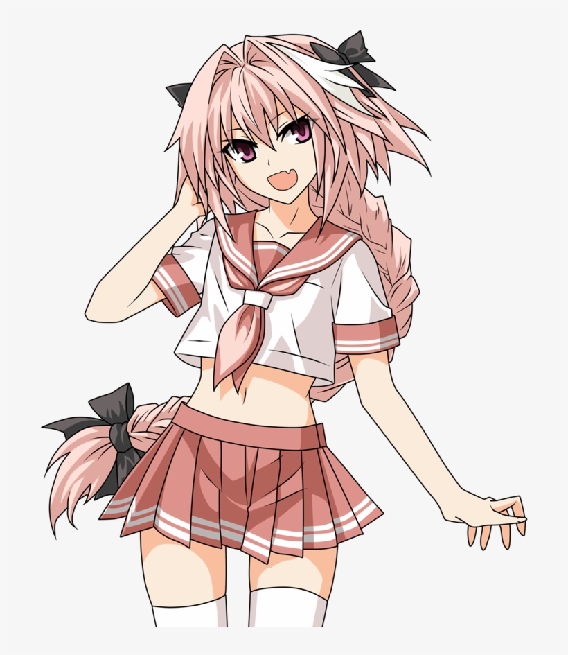 Astolfo "rider Of Black" De Fate Apocrypha - Astolfo Fate School Uniform, transparent png #5700404