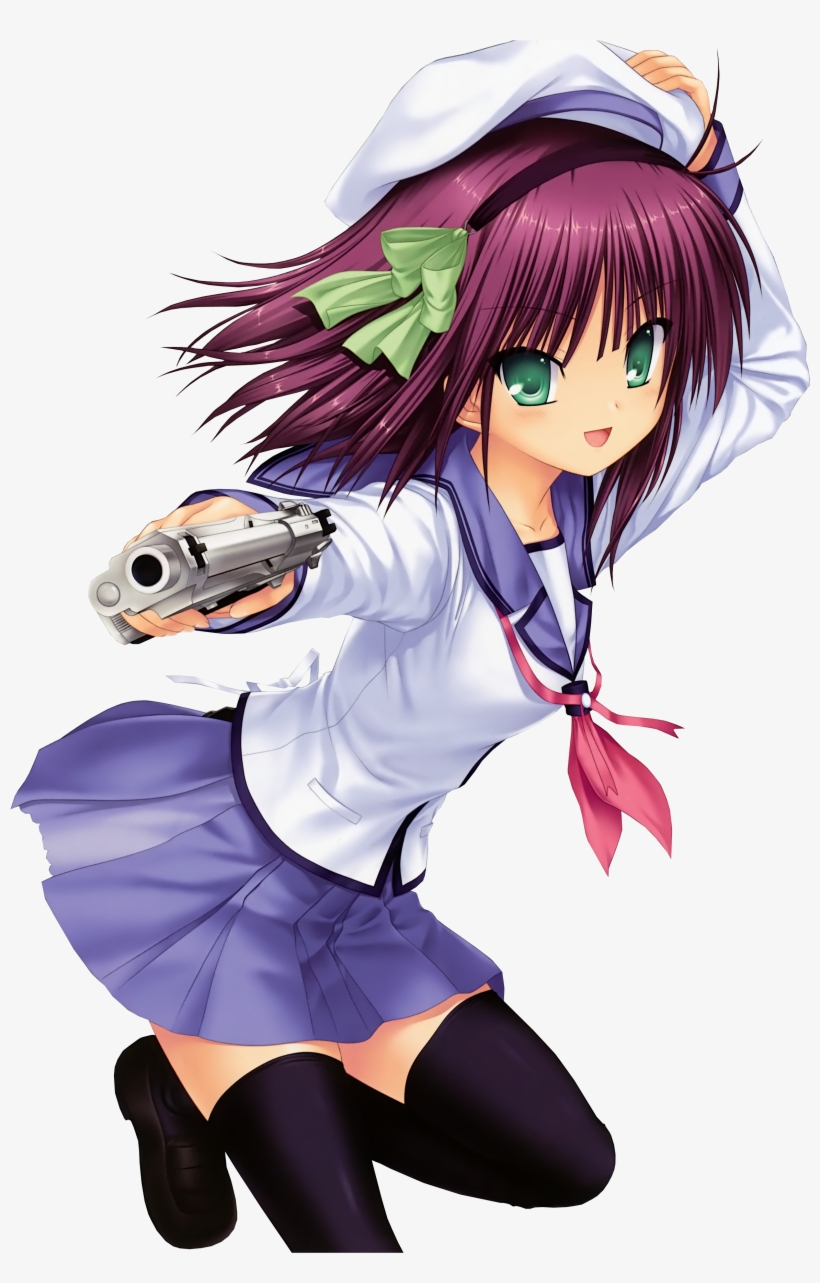 Anime Characters Png - Angel Beats Yuri Png, transparent png #5700421