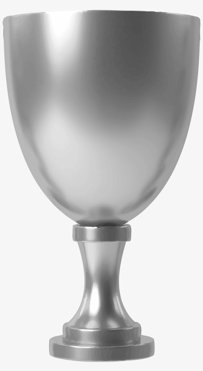 Big Image - Silver Cup Clipart, transparent png #5701334