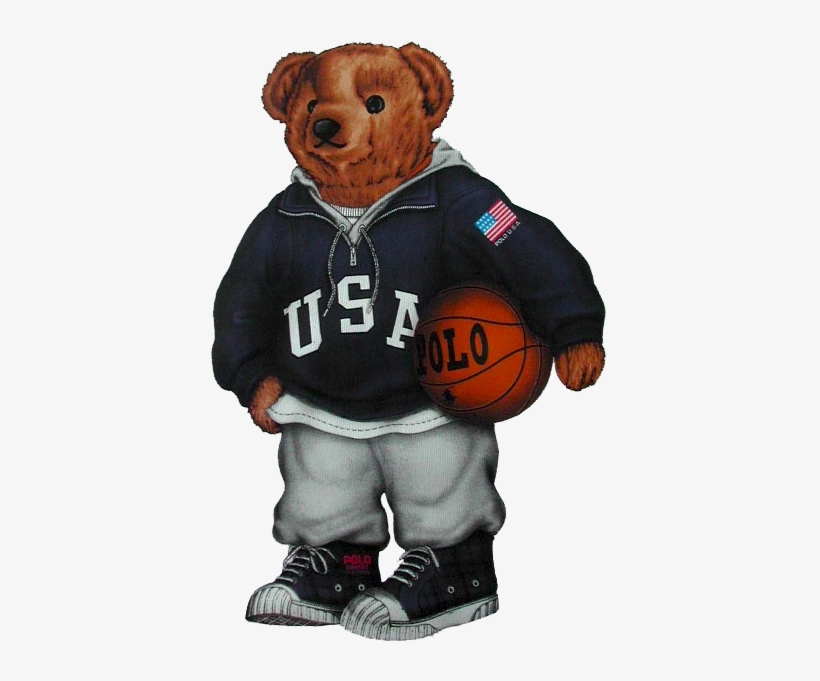 As Rare As A Polo Bear Reclining On An Eames Chair - Polo Bear Basketball T Shirt, transparent png #5701919