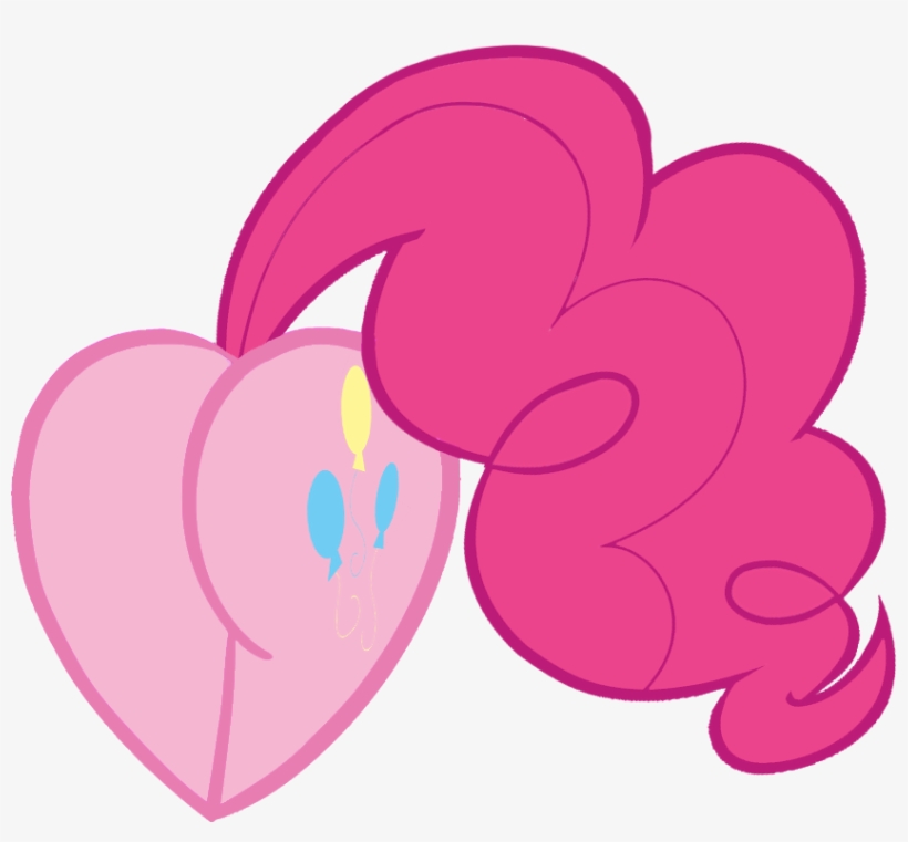 Heart Pie Png - Little Pony Pinkie Pie Butt, transparent png #5702100