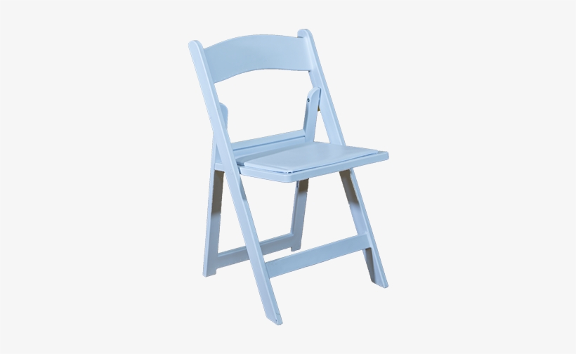 White Padded Chair - Folding Chair, transparent png #5702540