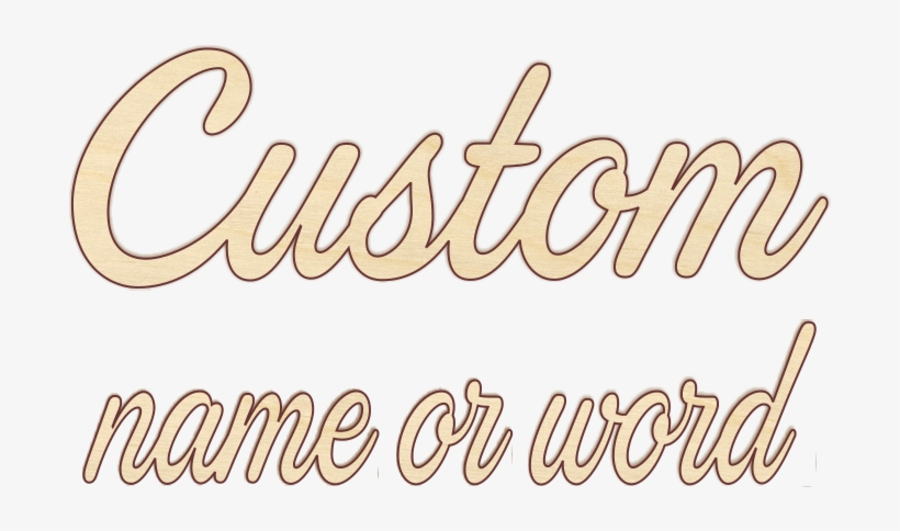 Custom Word Or Name - Word, transparent png #5702771